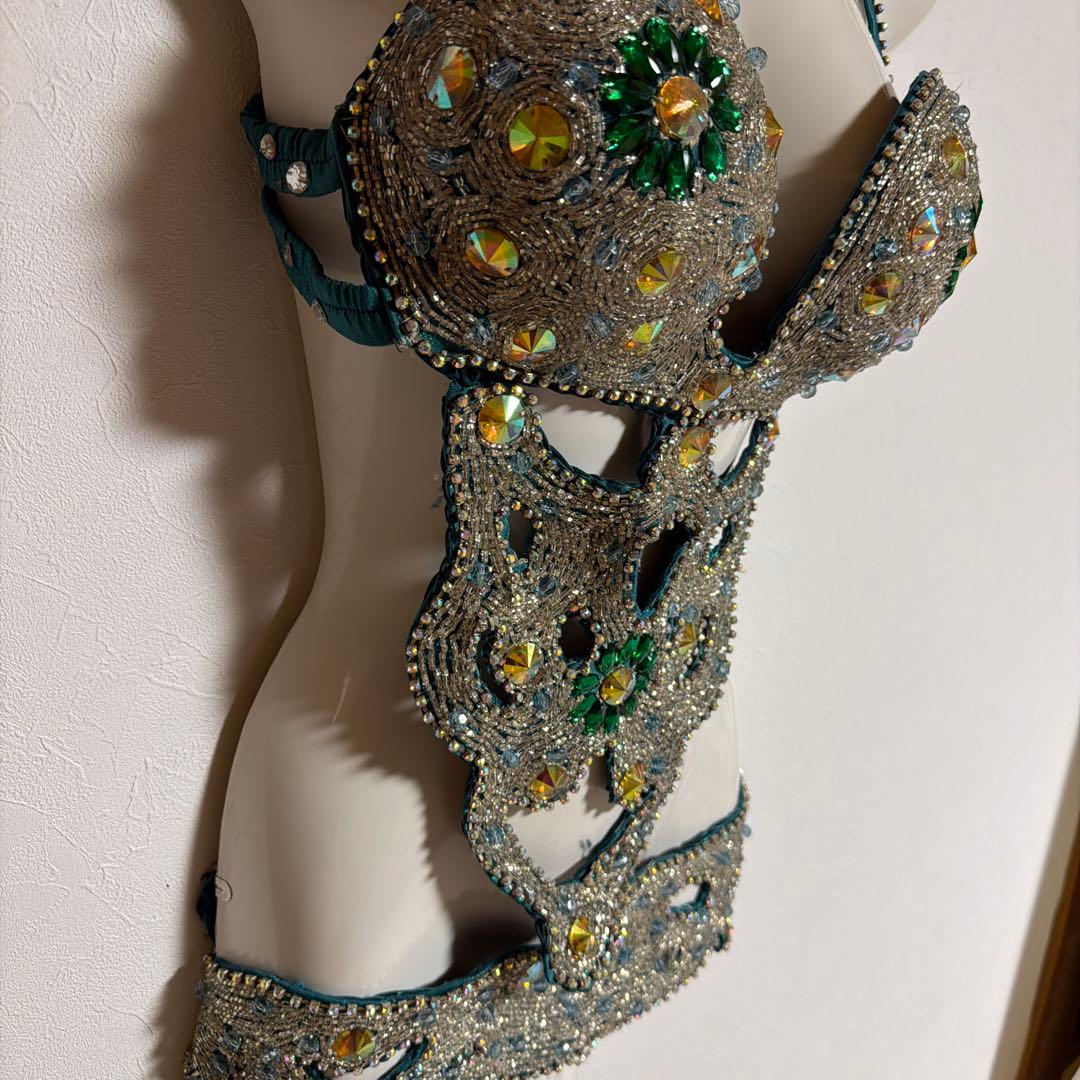 ベリーダンス セットアップ ビーズ装飾