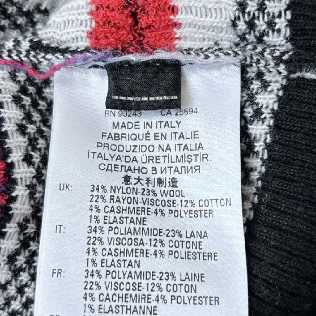 極美品✨【DIESEL】y2k ハイネック　ニットワンピース　イタリア製　黒系