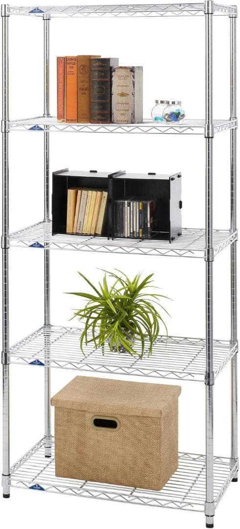 ドウシシャ ルミナス スリム ラック スチールラック MH7618-5A