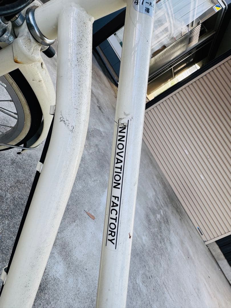 福岡発 白系 自転車 軽量 通学 通勤 家庭用 22インチ ママチャリ