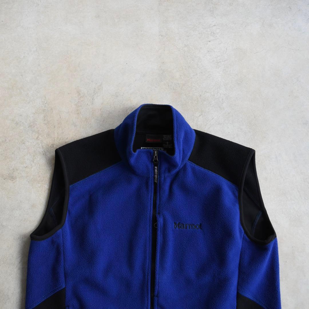 90s Marmot マーモット フリースベスト WINDSTOPPER レアL