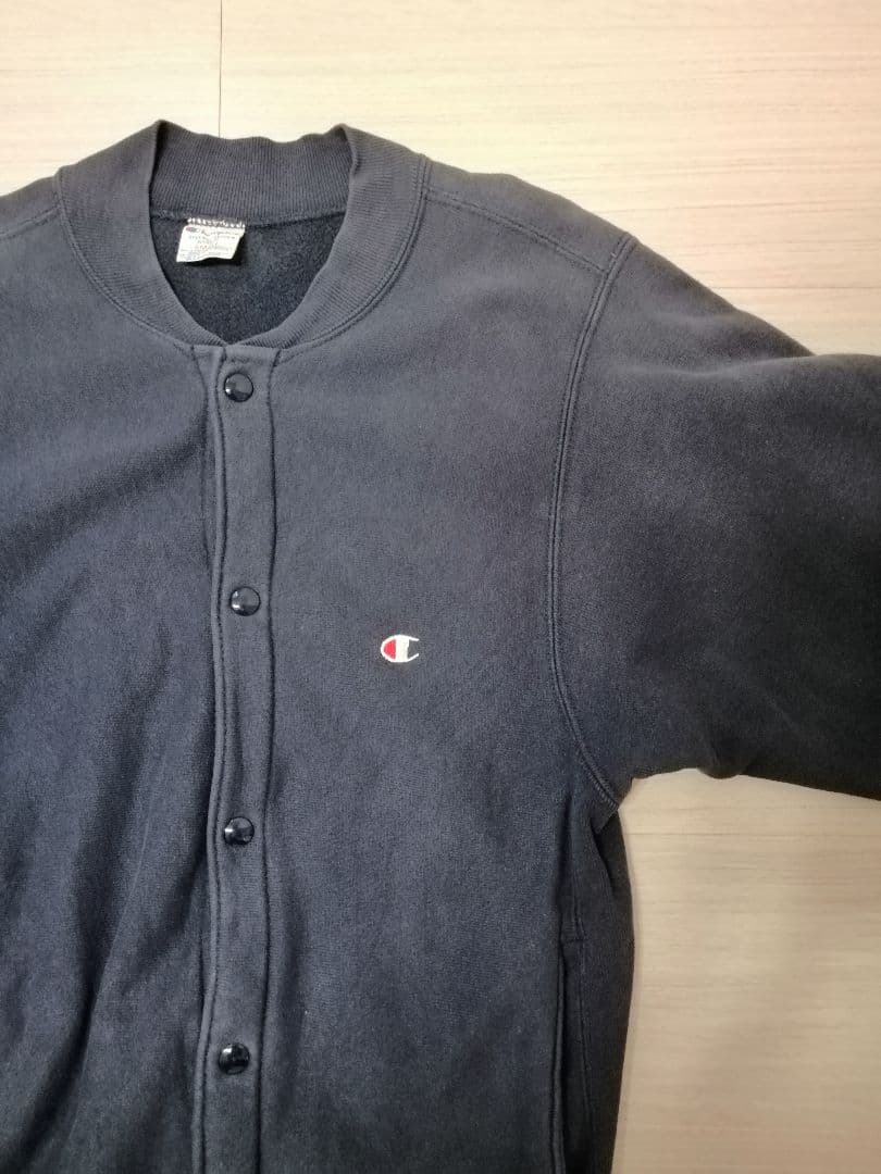 80s チャンピオン トリコタグ リバースウィーブ スナップカーディガン