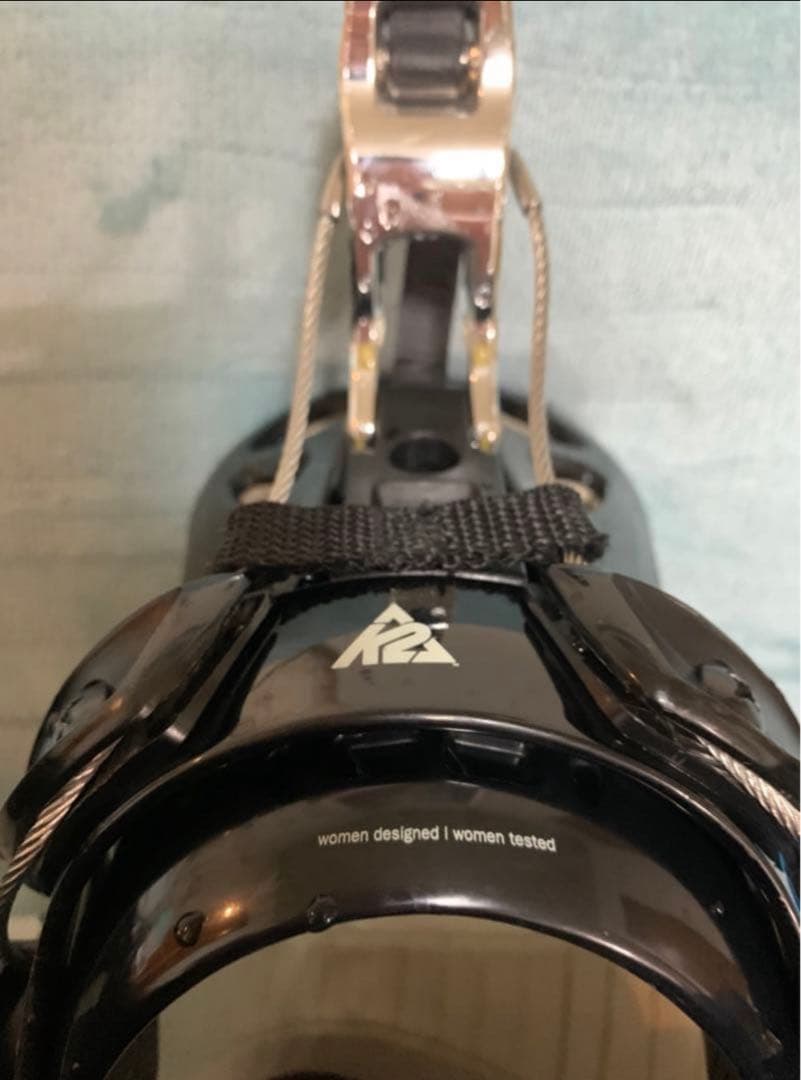 K2 スノーボード ビンディングのみ 黒　2個セット　女性用