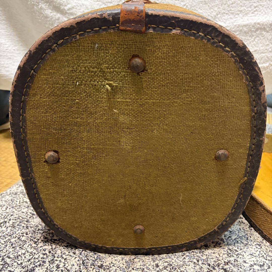 当時物　旧日本帝国海軍　制帽　帽子　軍帽　ネーム入り ミリタリー　箱付