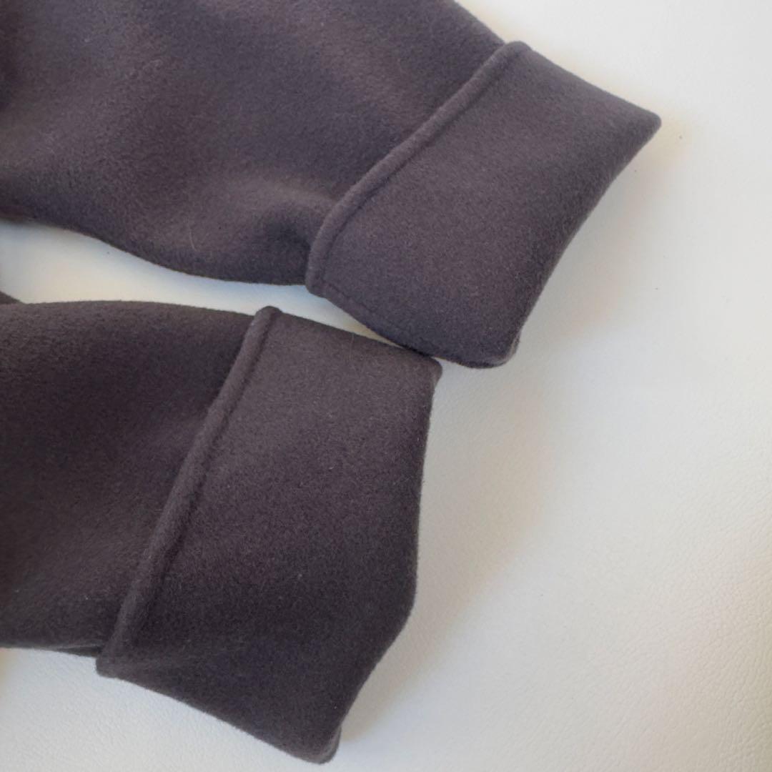 近年　定価6万　アルアバイル　ウールカシミヤ混リバーフーディコート　ベルト付き