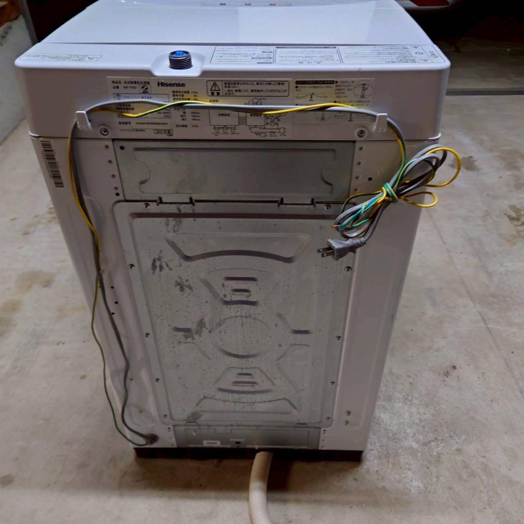 【美品】ハイセンス 4.5kg 洗濯機 風乾燥 2021年製 全国送料無料
