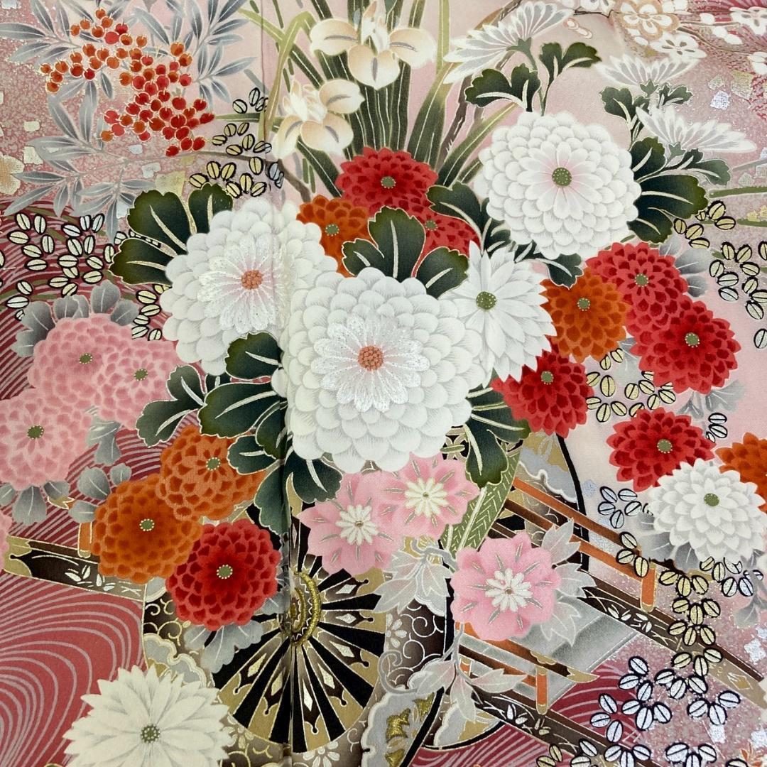 OWL70 振袖 7枚 着物まとめ売り 着用 リメイク 大量セット