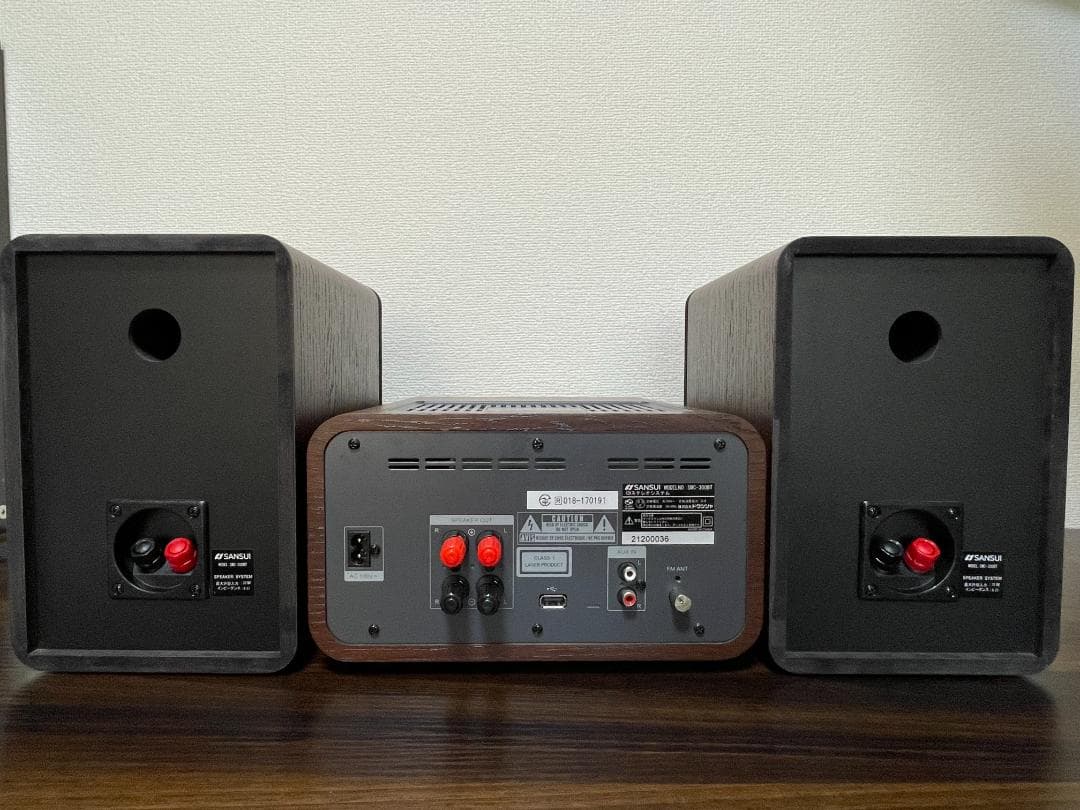 【完品・美品】SANSUI SMC-300BT Bluetooth CDステレオ