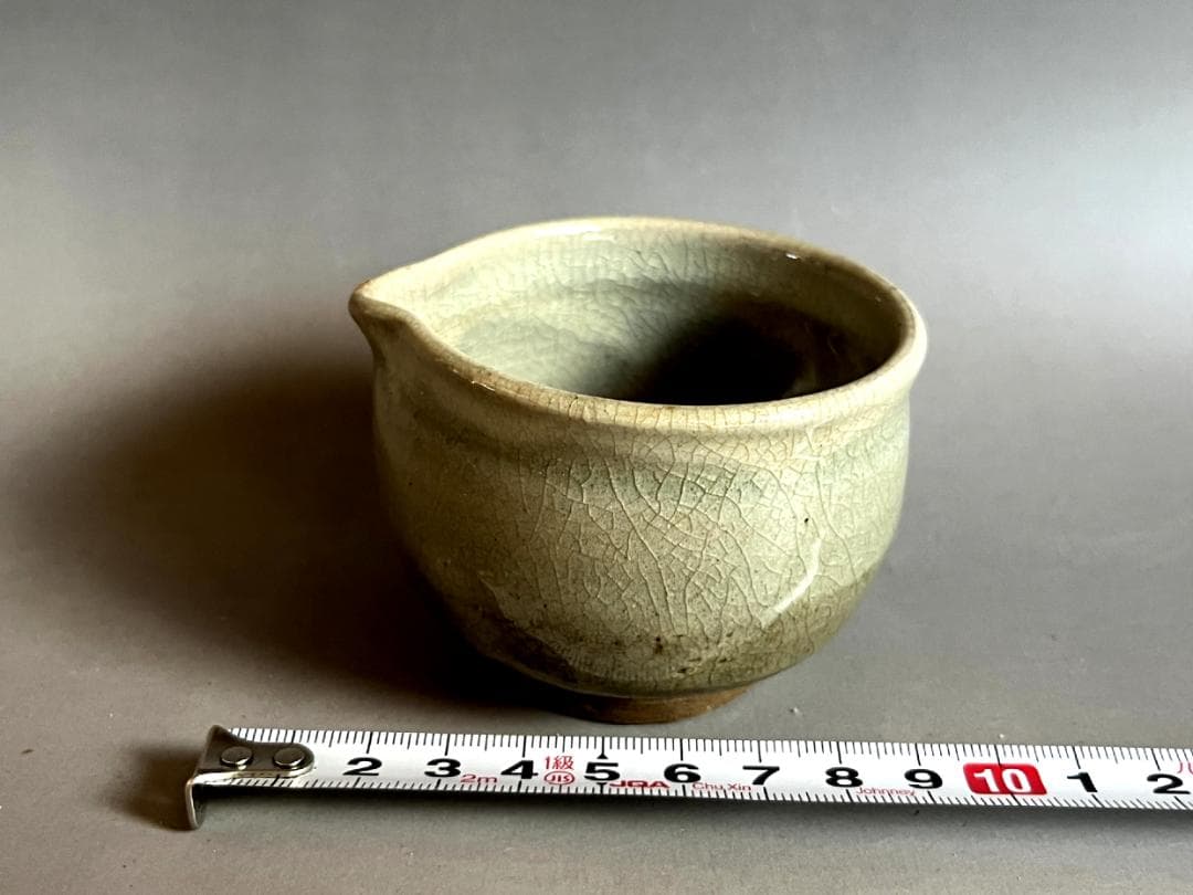片口■古唐津 江戸期 酒器 古唐津超名品 ぐい飲み 時代物 骨董品 希少■