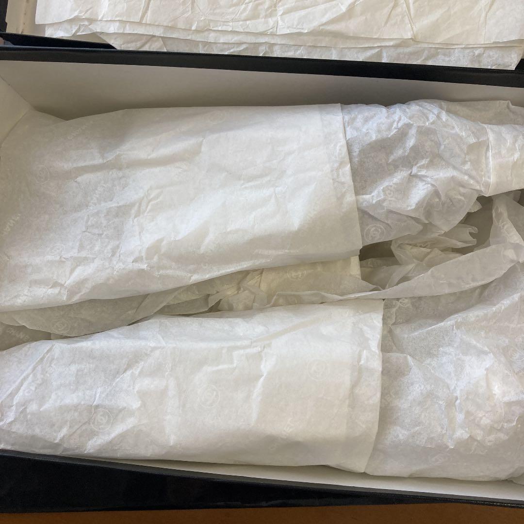 専用です‼️シャネル エナメル サンダル ミュール 黒 23.5