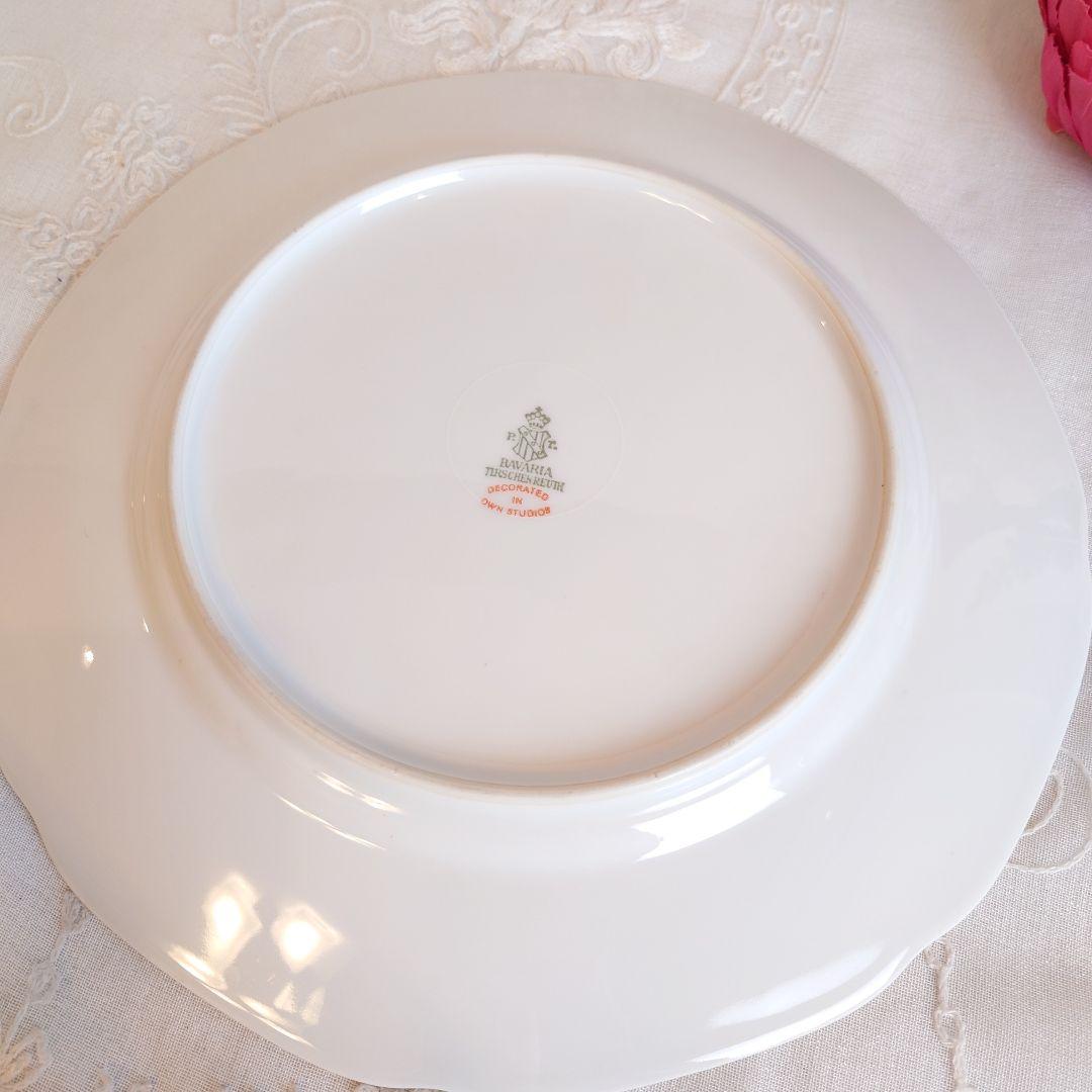 ババリア　アンティーク　飾皿　大皿　アンダープレート