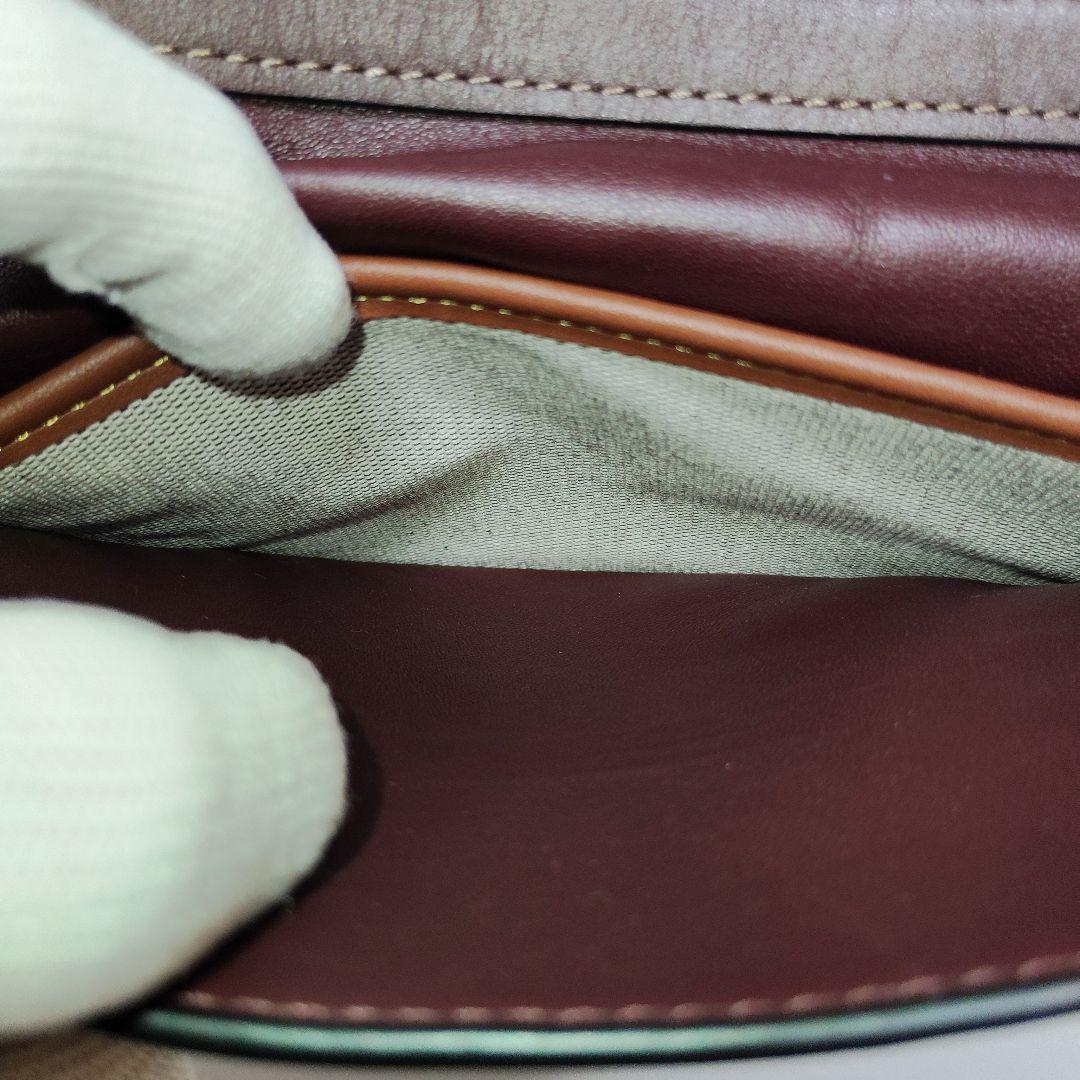 極美品✨コーチ ローグ25 3way カラーブロック　ワインレッド