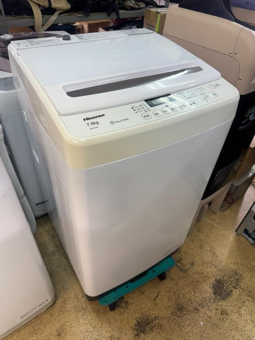 (4147W3)*洗濯機 ハイセンス HW-G75A 7.5kg 2021年
