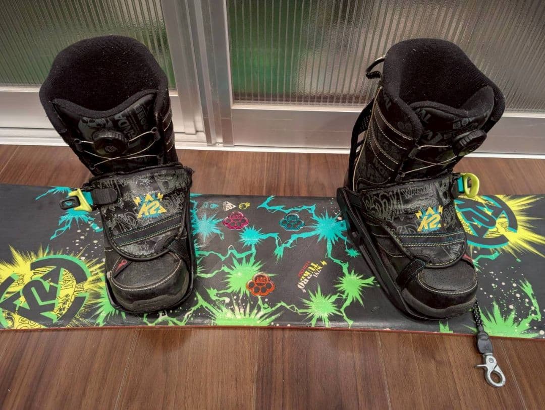 K2 スノーボード(120cm)＆ブーツ(22cm)セット☆