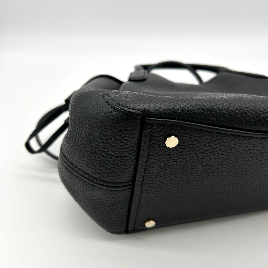 極美品】ケイトスペード ダンプリング 2way ショルダーバッグ 黒 レザー