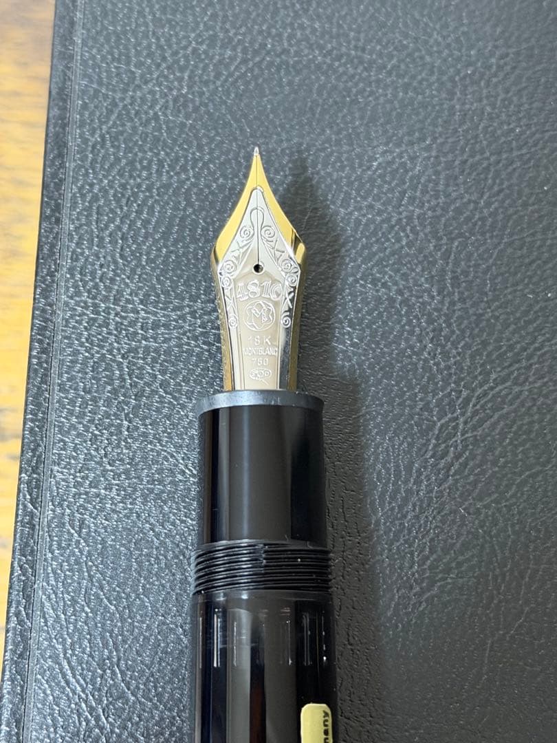 試筆のみ 149 西ドイツ製　18K バイカラー　2段エボナイト芯　F 万年筆