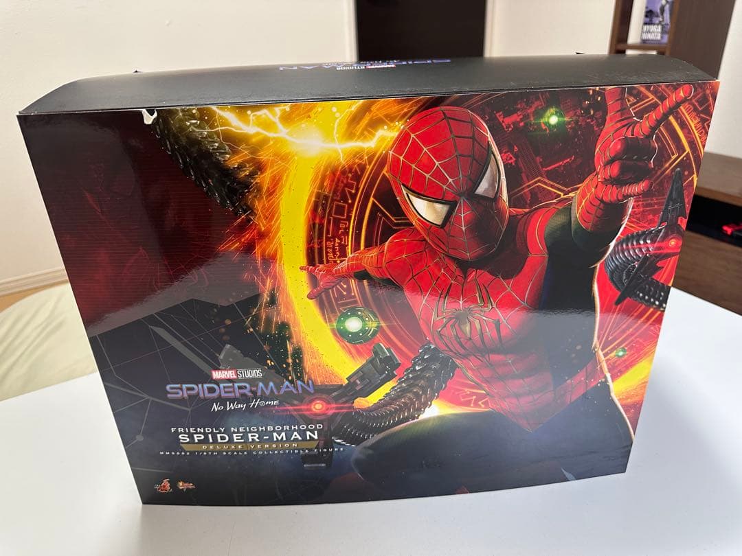 【美品】ホットトイズ スパイダーマン (デラックス版 サンドマン台座付き)