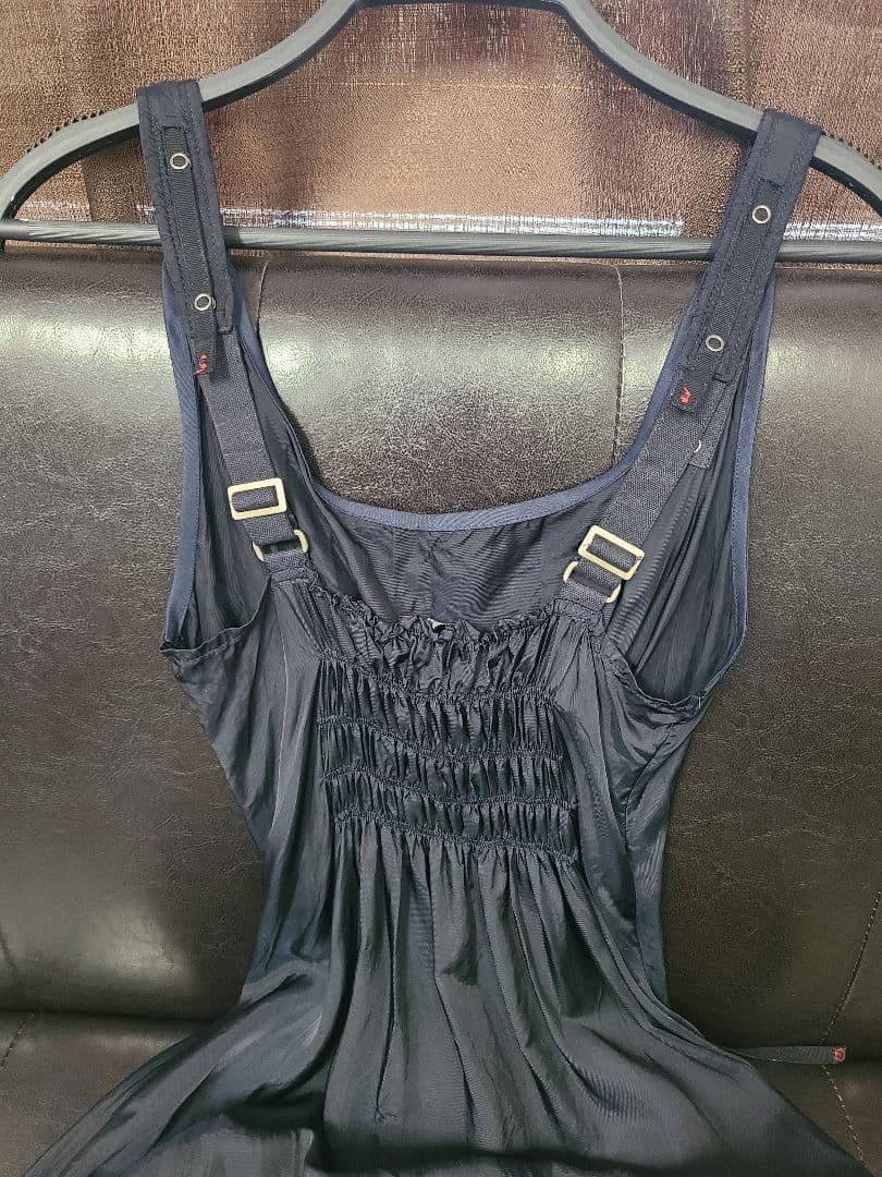 マリテフランソワジルボー濃紺キャミワンピース