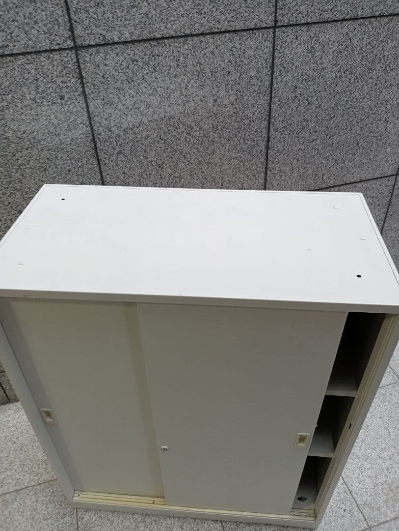 キャビネット IC-0910S MW 井上金庫H1050/2枚引違い