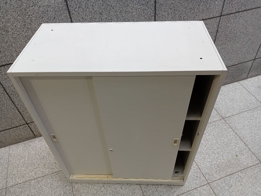 キャビネット IC-0910S MW 井上金庫H1050/2枚引違い