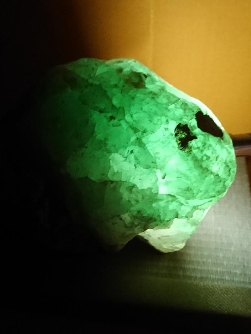 天然石　フローライト　原石　6kg　置物　インテリア　工芸品　美術品　A2850