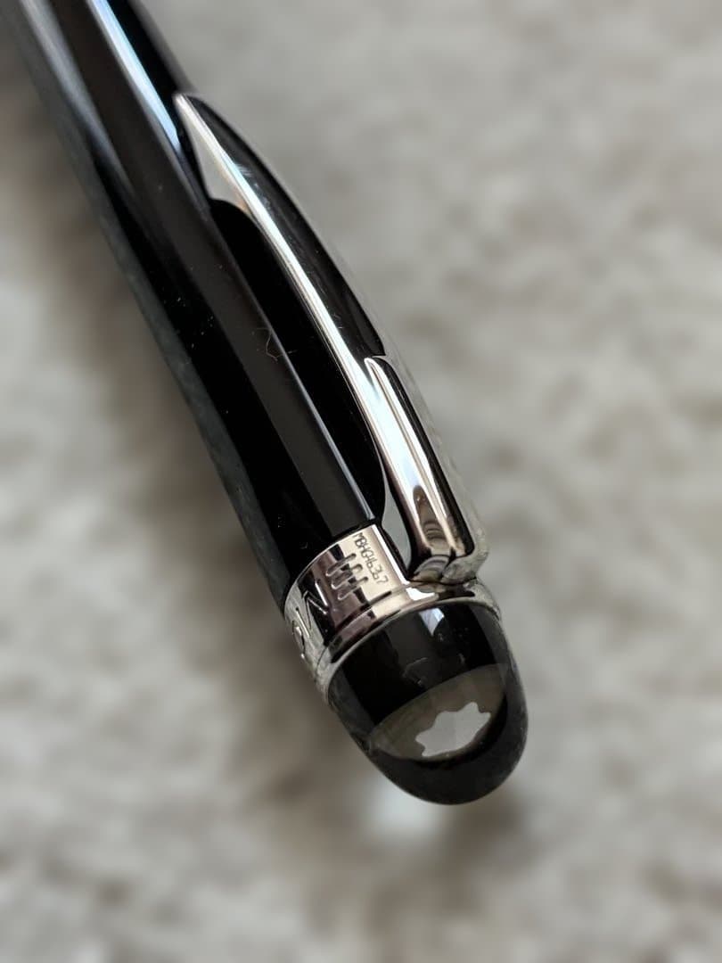 ◾️美品◾️モンブランスターウォーカーボールペン◾️ミッドナイトブラック◾️新品リフィル