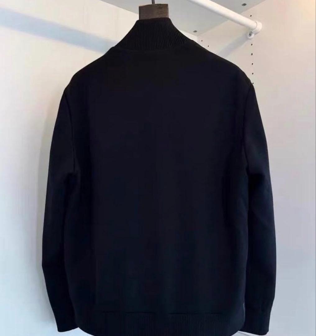 MONCLER ニット ダウン ブラック