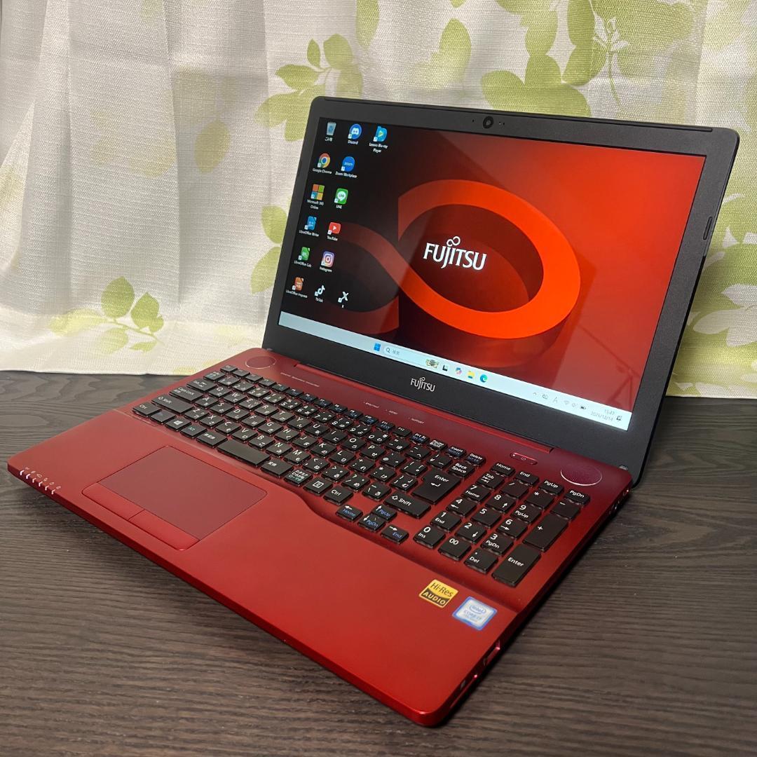 富士通 LIFEBOOK✨新品SSD256GB☆メモリ8GB☆Core i7