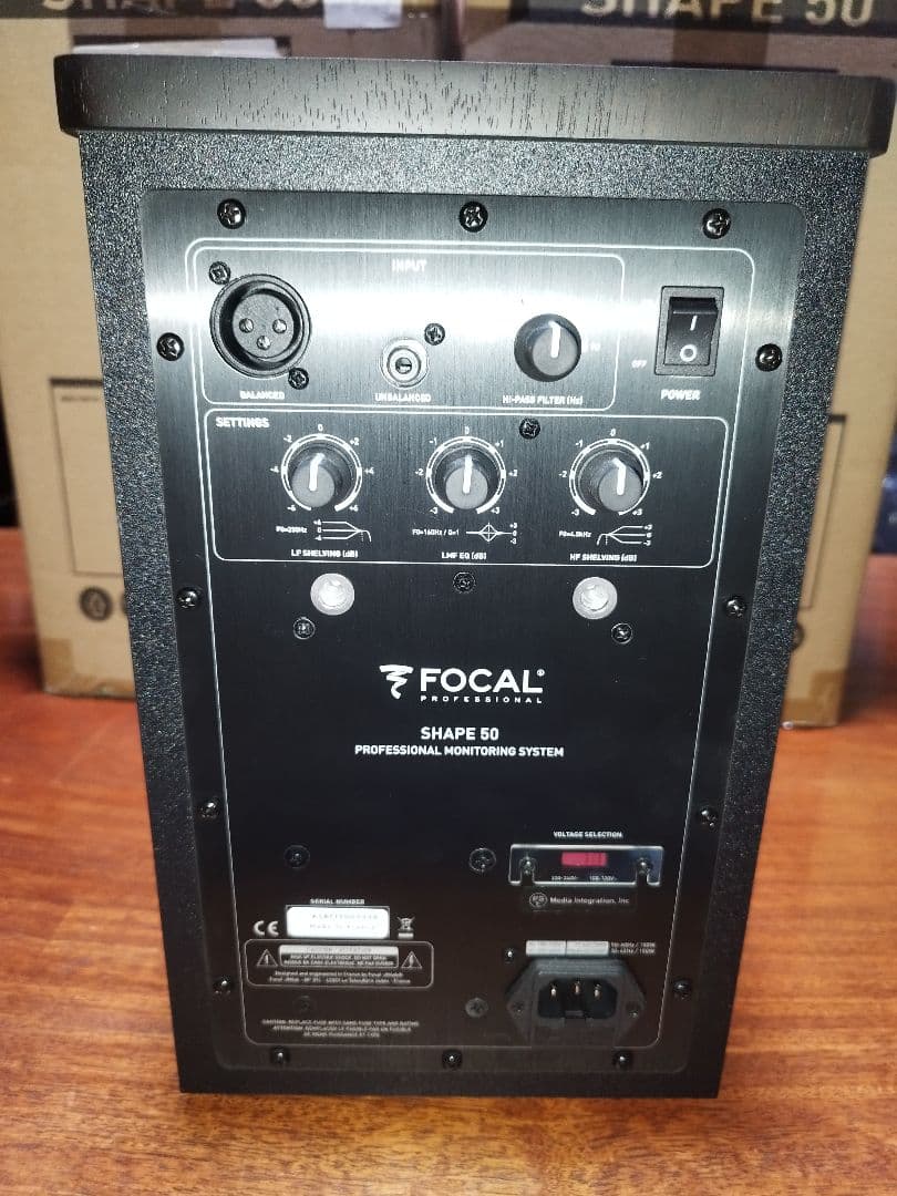 focal shape50　ペア　モニタースピーカー　shape　50