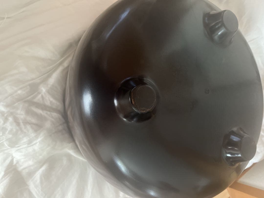 【極美品】【大幅値下げ！】大亀和尚書付あり　一ノ瀬宗辰作　焼き色仕上げ道安風炉