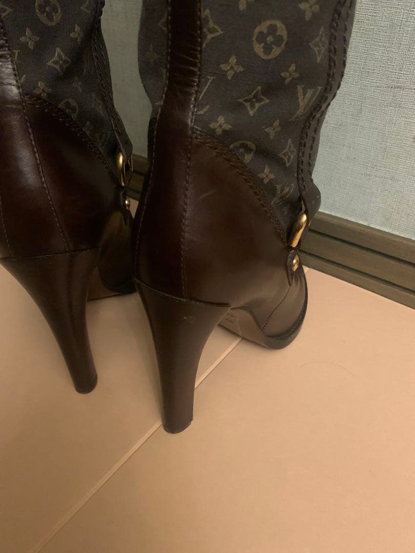 Louis Vuitton ルイヴィトン　ロングブーツ ブラウン
