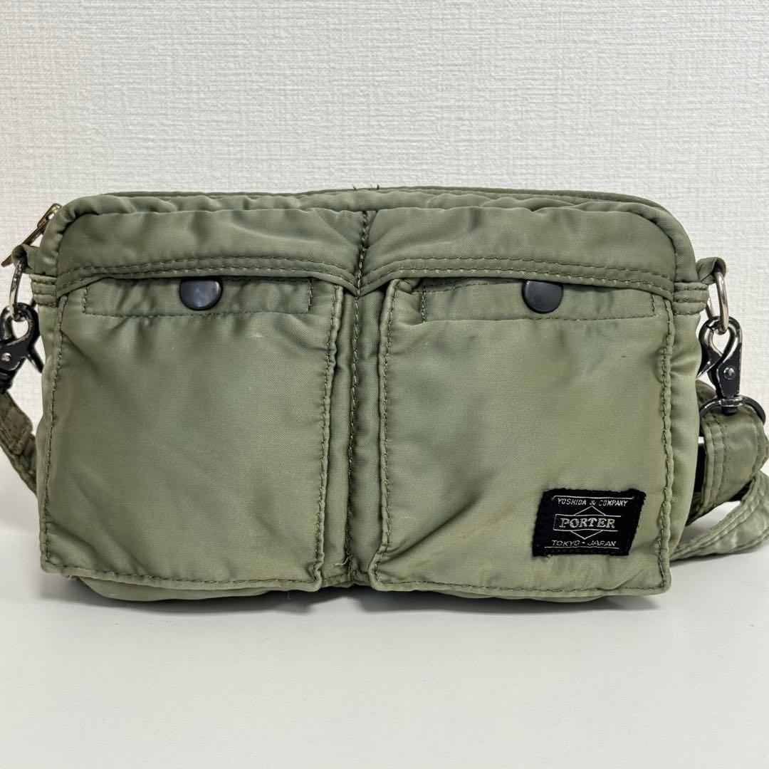 PORTER ポーター タンカー ショルダーバッグ S セージグリーン吉田カバン