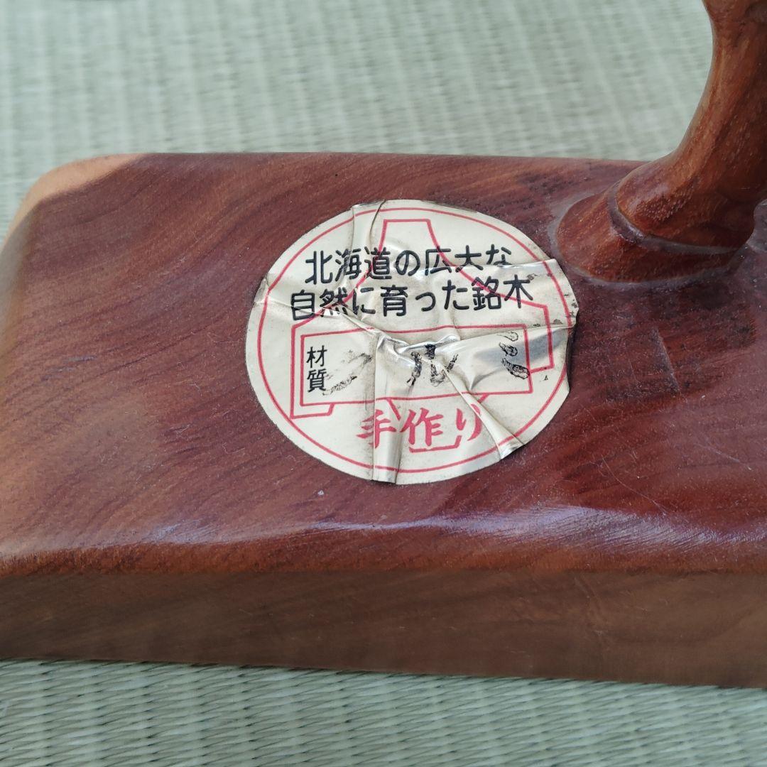 馬の木彫りの置物