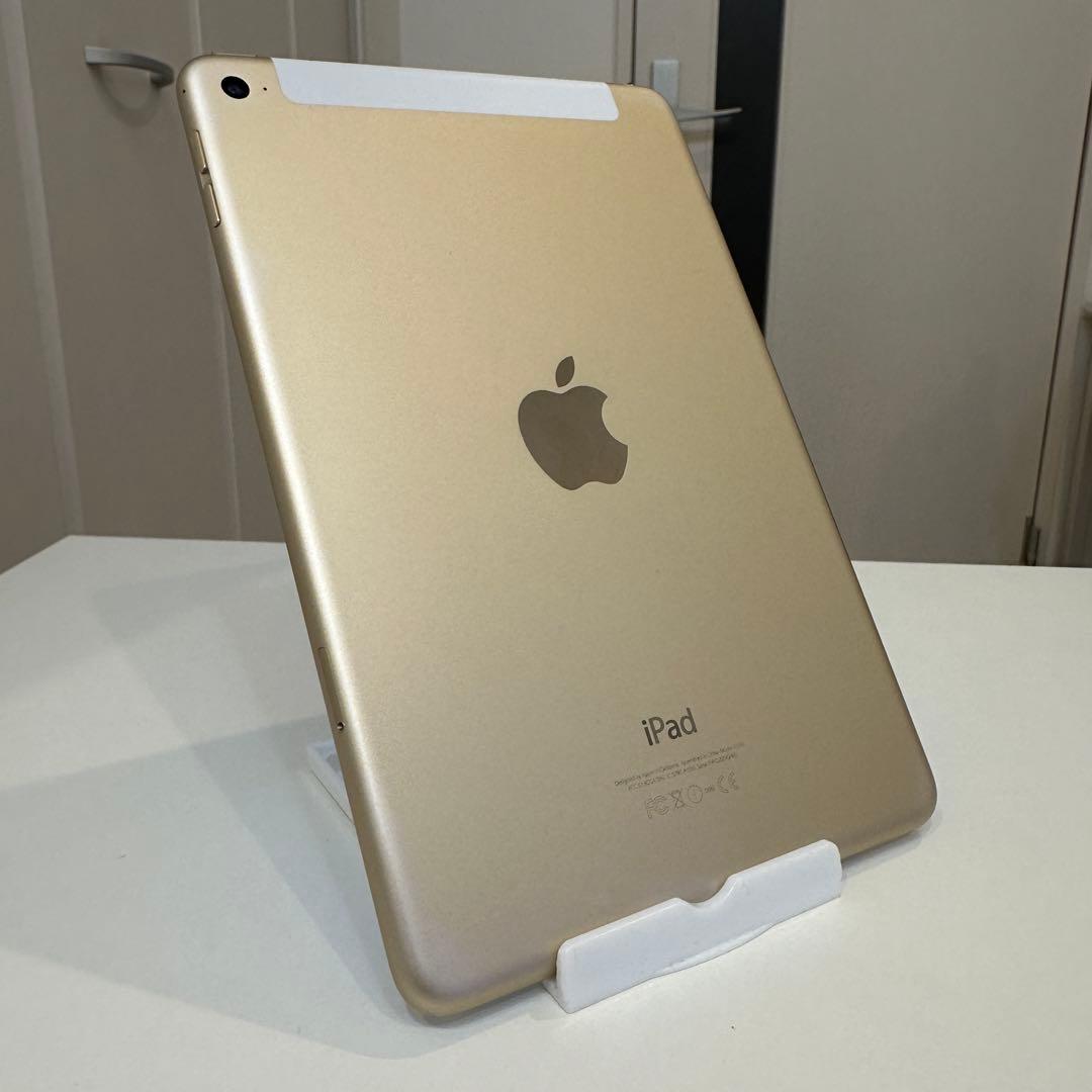 iPad mini4 Gold バッテリー良好 Cellularモデル SBM系