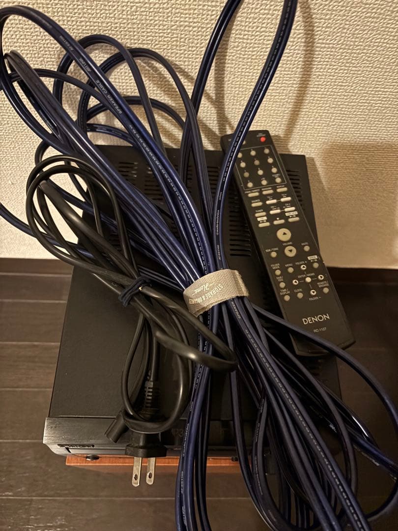 【DENON】 RCD-M38-K ブラック 2スピーカーセット