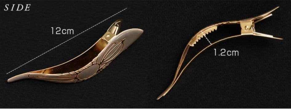 フィカレ ヘアクリップ マキシマスクリップ ヘアアクセサリー ゴールド