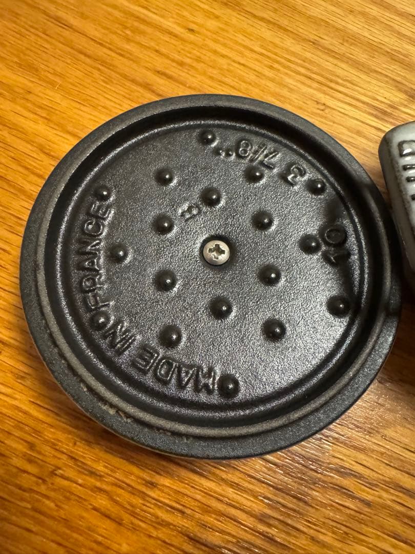 STAUB LA COCOTTE 鍋　ミニココット　グレー　10cm ストウブ