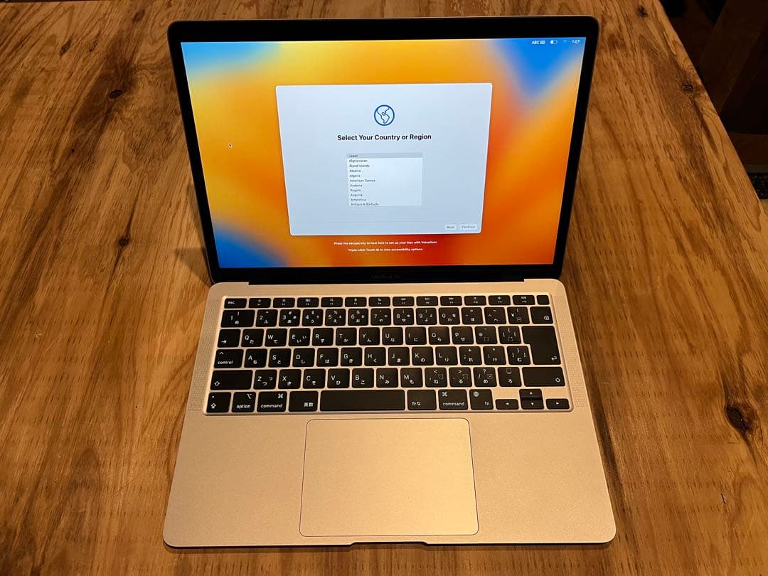 MacBook本体 16G 256G M1 MacBookAir