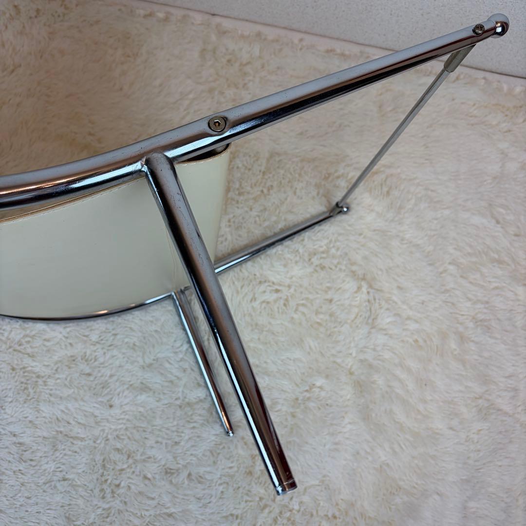 送料無料 ミッドセンチュリー スペースエイジ ガラステーブル 昭和レトロ