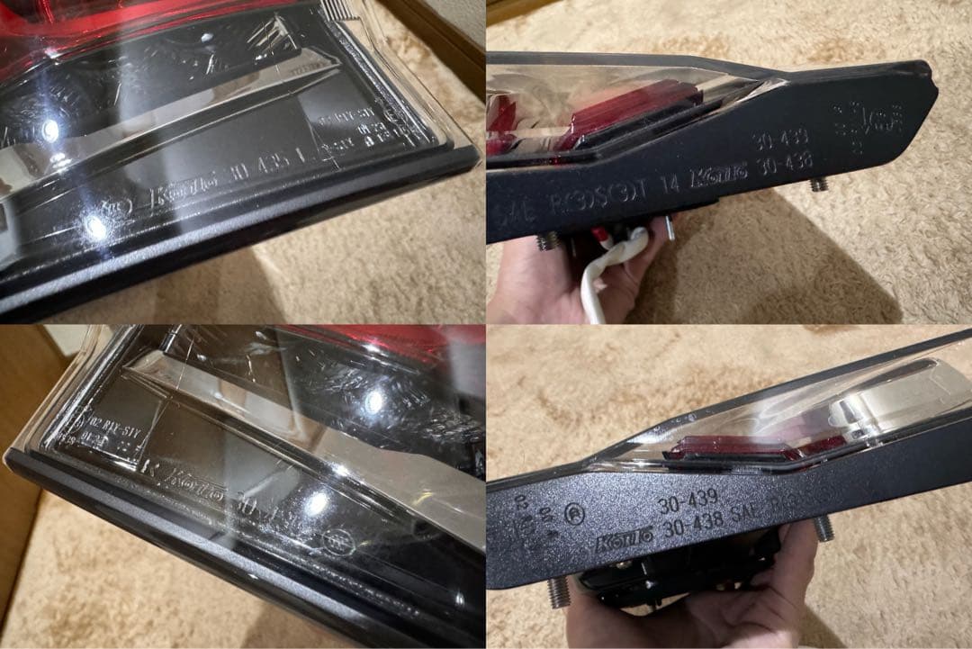 10系後期GS 純正テールランプ(VersionLにて使用)