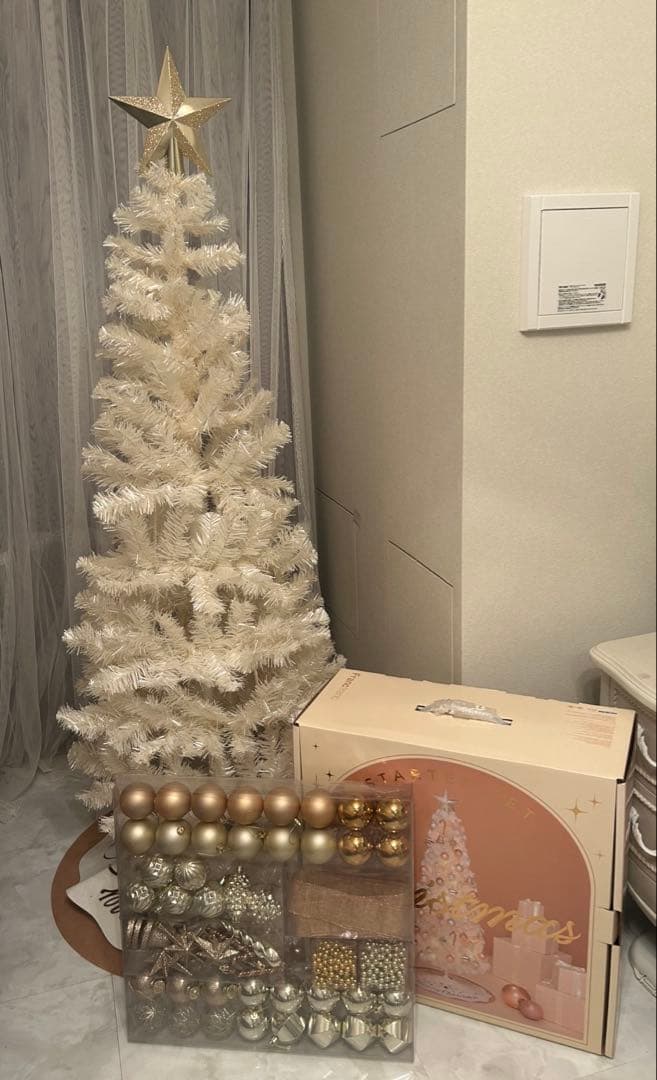 Francfrancクリスマスツリー 150cm オーナメント付き