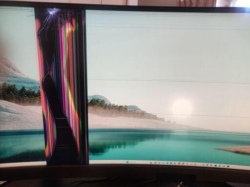 【ジャンク】BenQ EW3880R 37.5インチ湾曲ウルトラワイドモニター