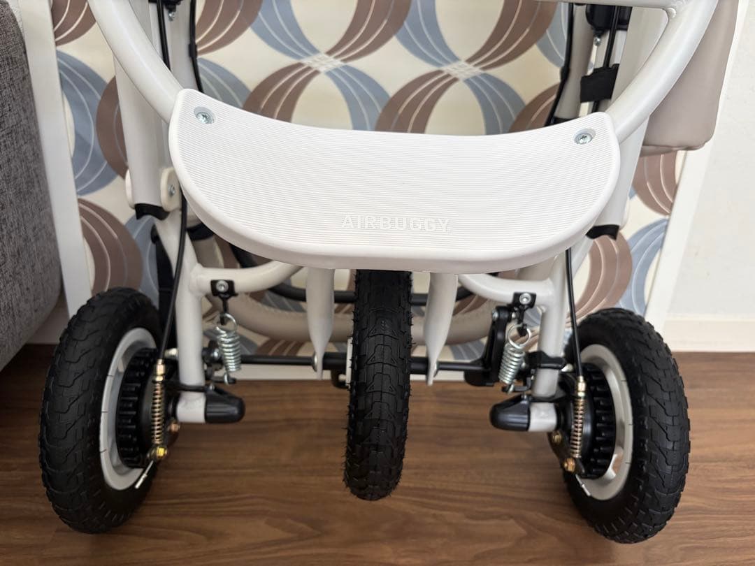 新品　エアバギー　DOME3 スモール　アースグレー　コット＆マルチアダプター