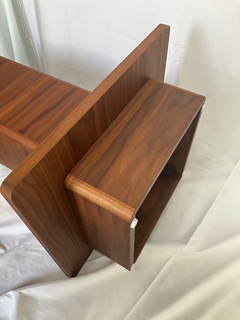 【美品】アルモニア　ガラスサイドテーブル