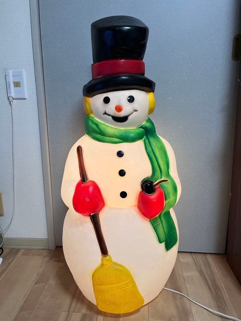 スノーマンガーデンライト　クリスマス　雪だるま　イルミネーション　屋外仕様　特大