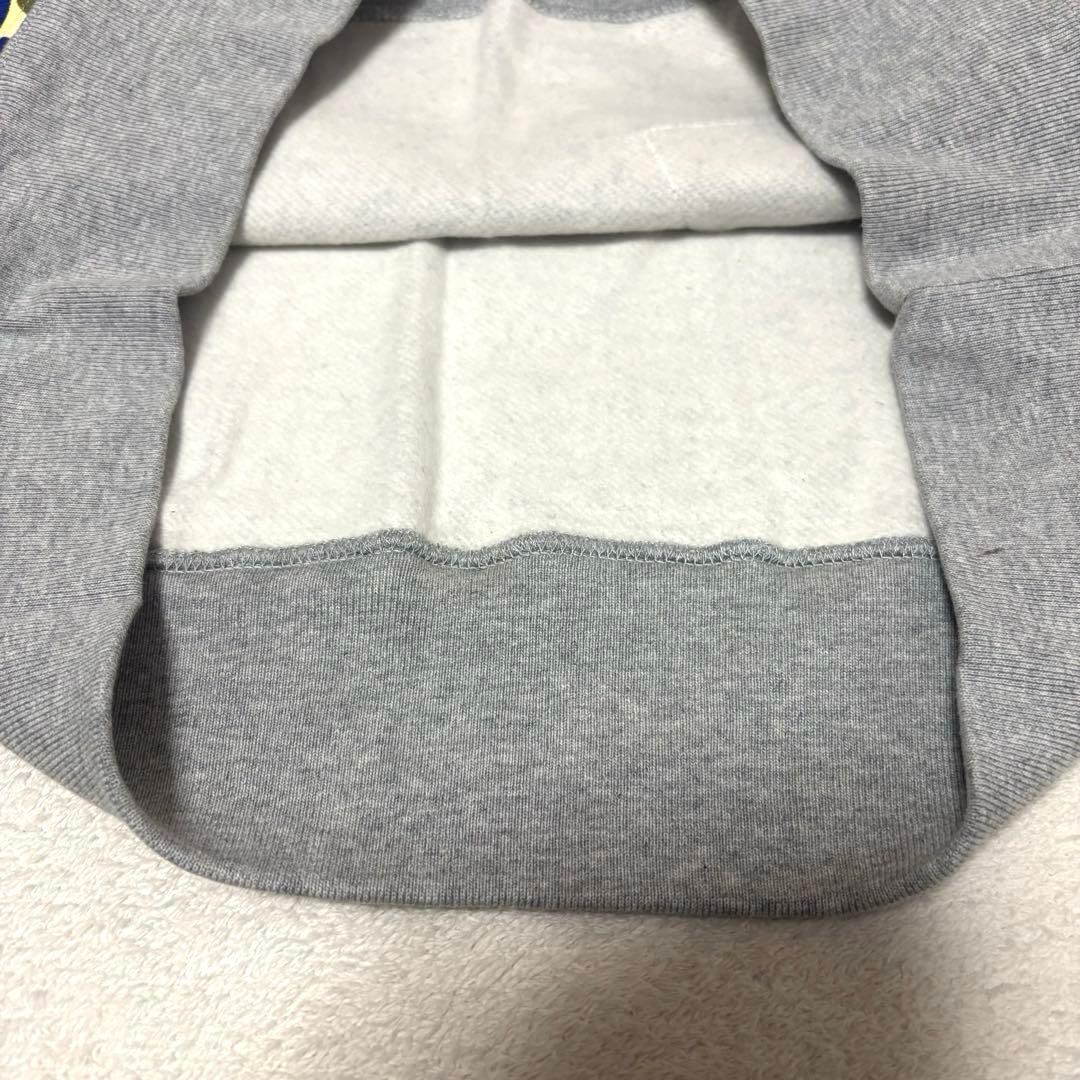 アベイシングエイプ パッチワーク スウェット L グレー　未使用品タグ付き