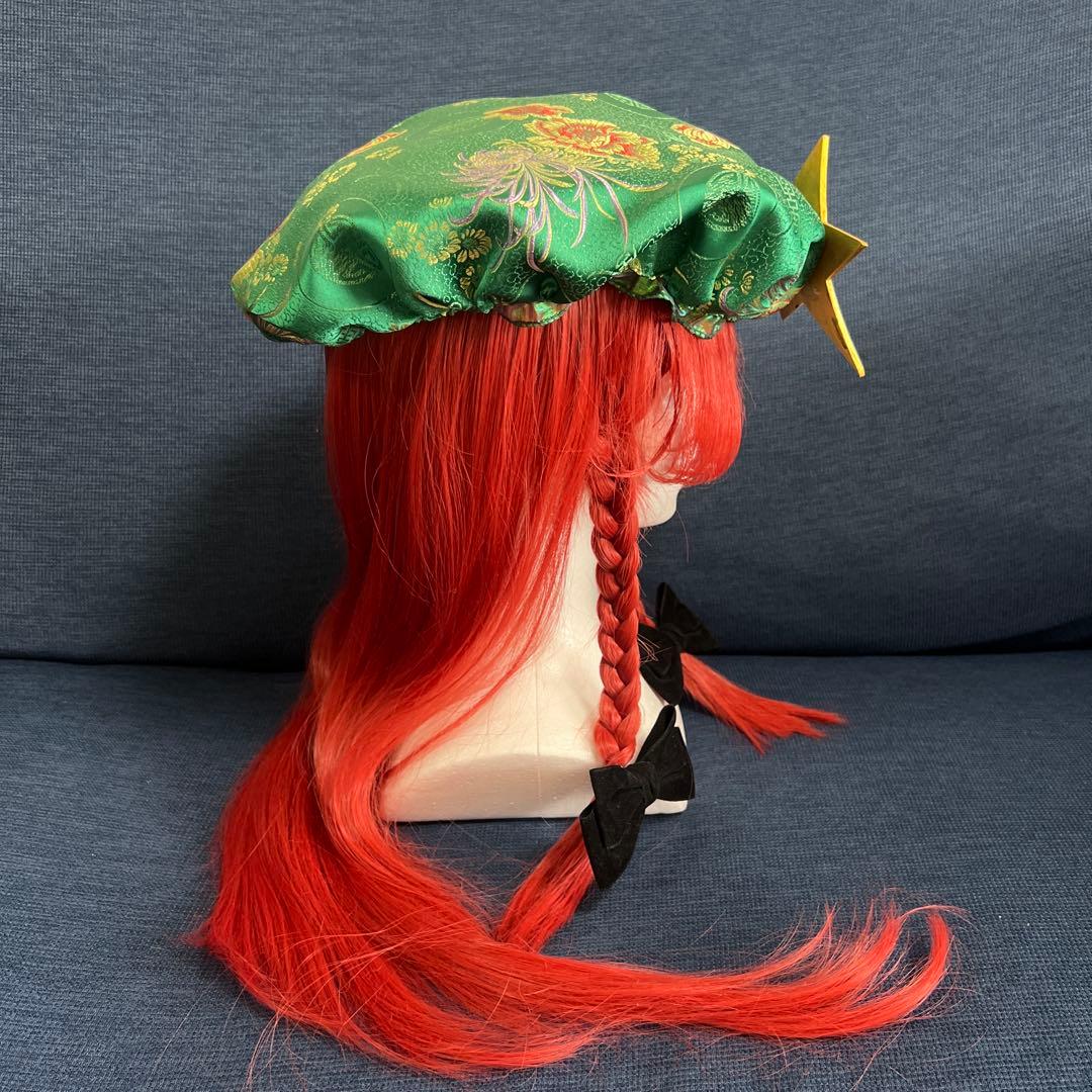 東方project 紅美鈴　コスプレ　衣装　ウィッグ　セット