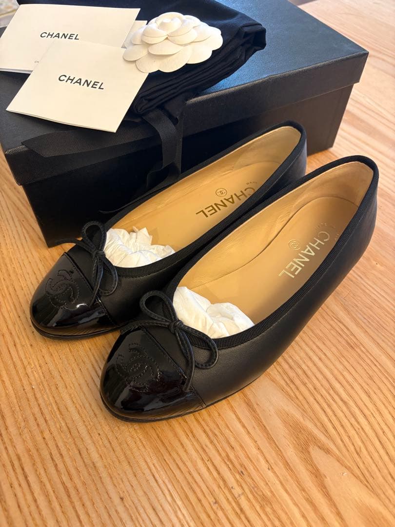 シャネル　CHANEL バレエシューズ　37C