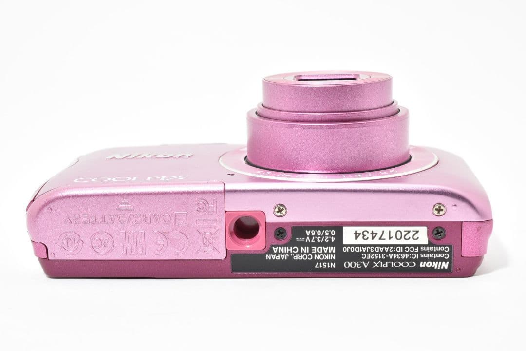 極美品　Nikon COOLPIX A300 コンパクトデジタルカメラ ピンク
