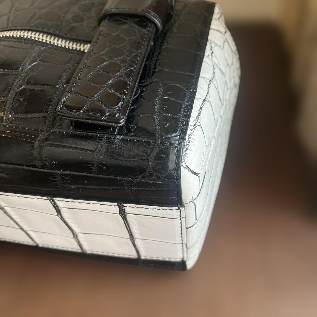 美品　BEAUGRAND ボーグラン クロコ　ボストンバッグ